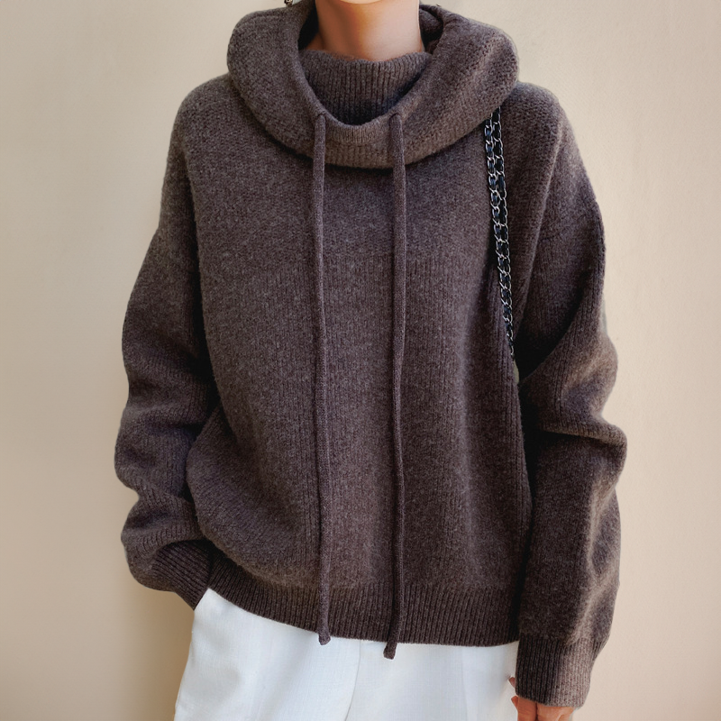 Rollkragenpullover aus Merinowolle – Amira Herbstedition