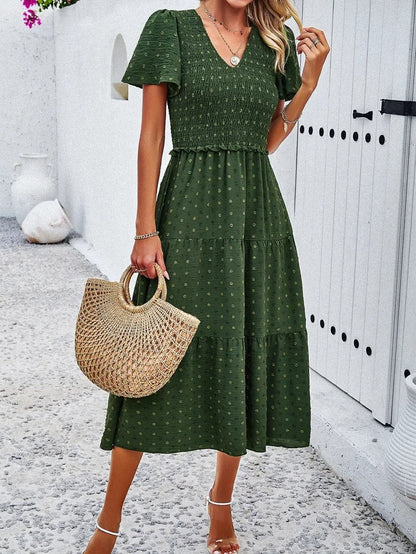 Herbstkleid mit lockerer Passform – Nadezhda