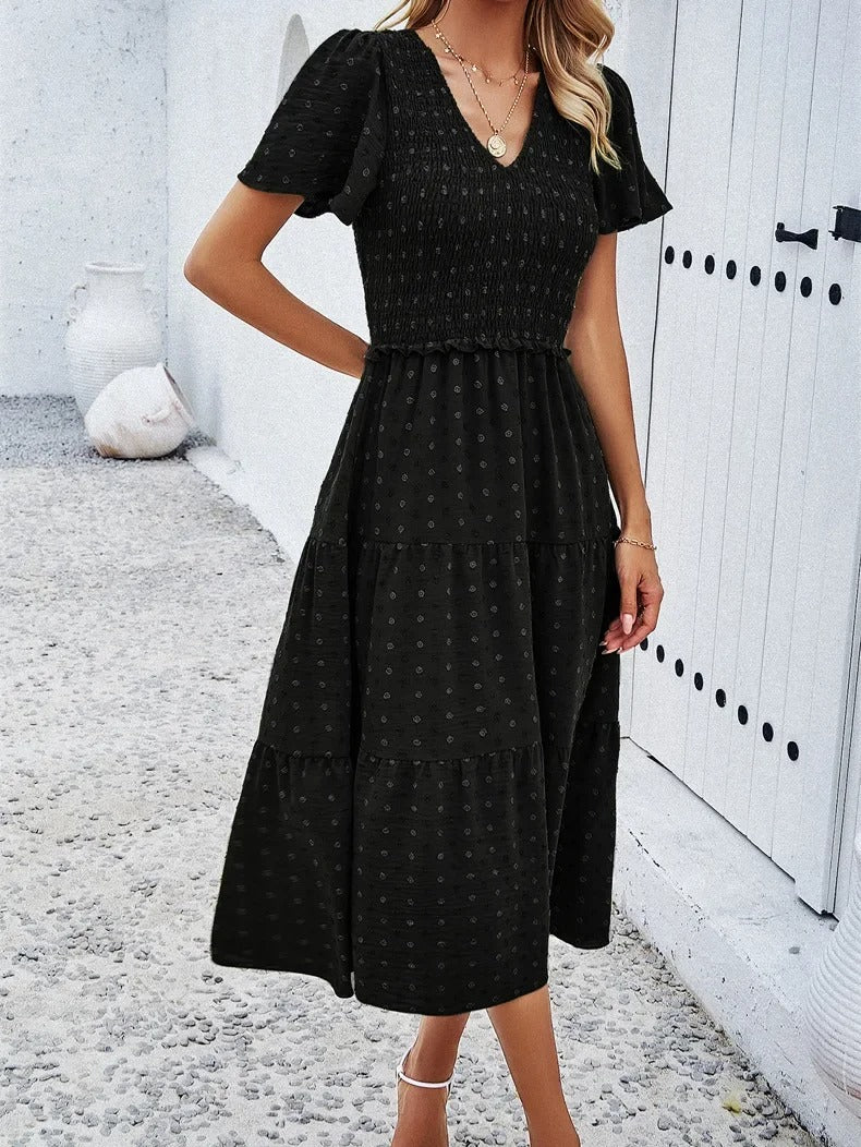 Herbstkleid mit lockerer Passform – Nadezhda