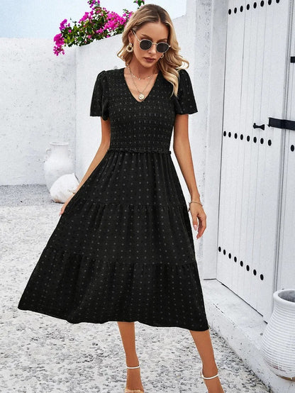 Damen Herbstkleid mit lockerer Passform – Nadezhda