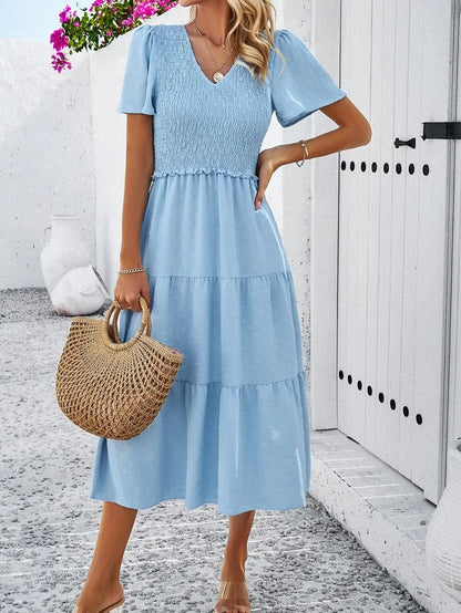 Herbstkleid mit lockerer Passform – Nadezhda