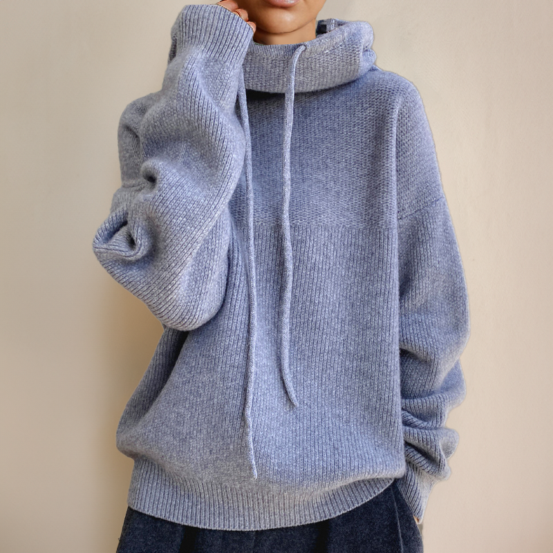 Rollkragenpullover aus Merinowolle – Amira Herbstedition