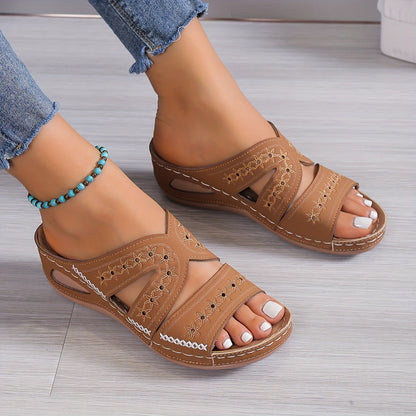 Bequeme Orthopädische Komfortsandalen Damen mit Stütze – Marla