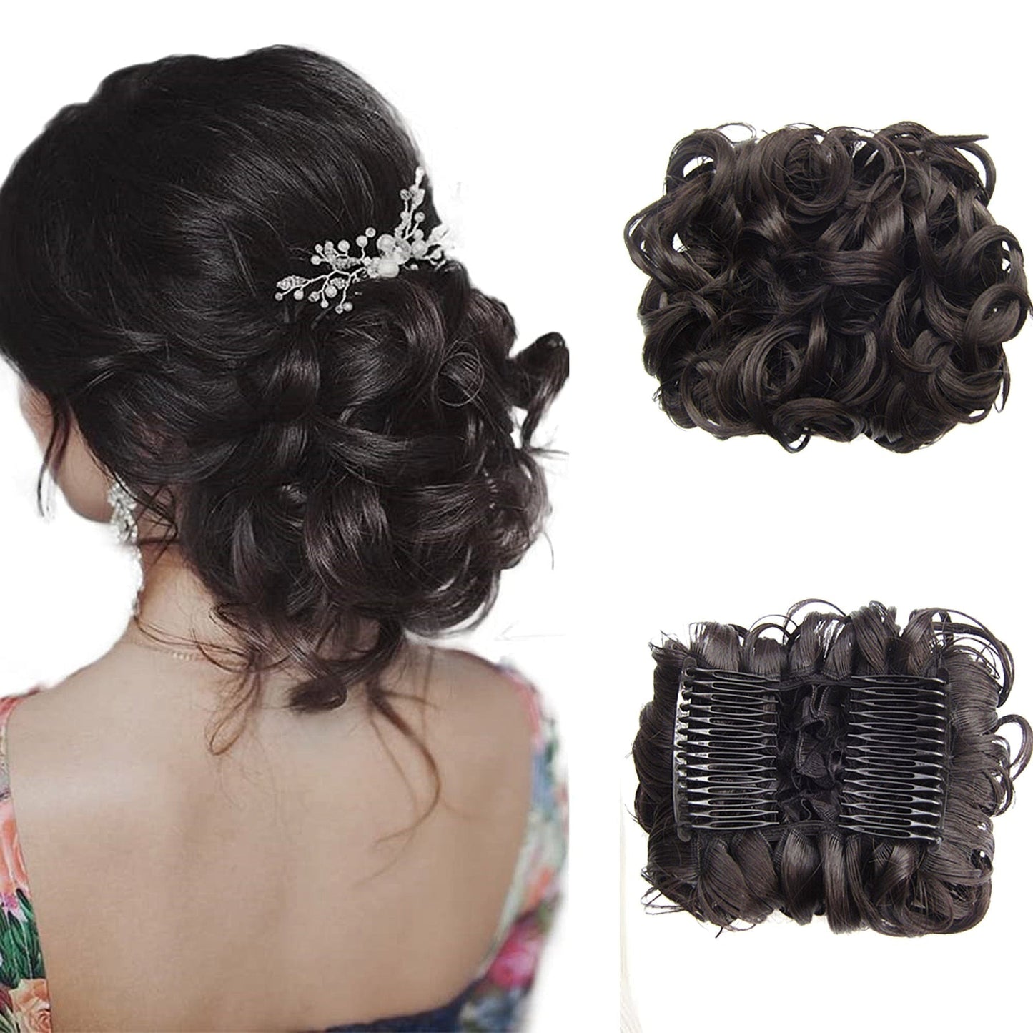 Krullende Knot Hairextension – FluffyFix
