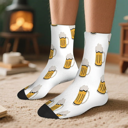 3 Paar Socken mit Bierkrug-Print – HopfenSocken Oktoberfest 2026