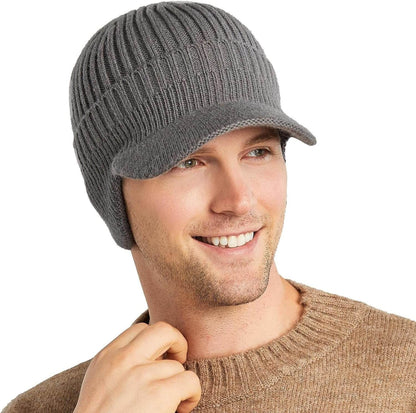 Herren Strickmütze mit Ohrenklappen – Kian