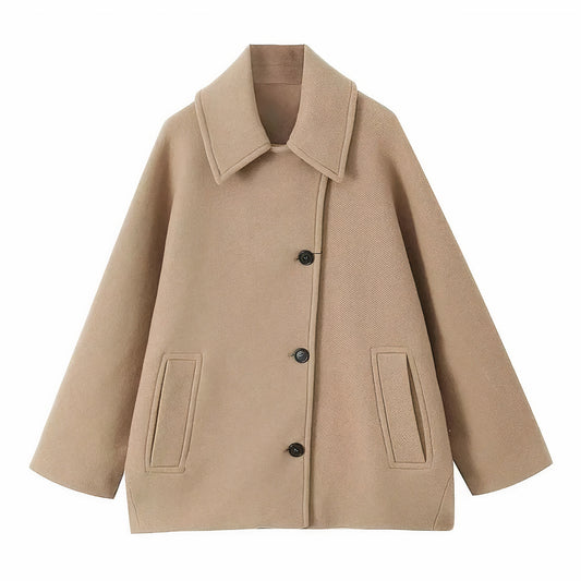 Warme Damenjacke mit klassischem Schnitt – Amara