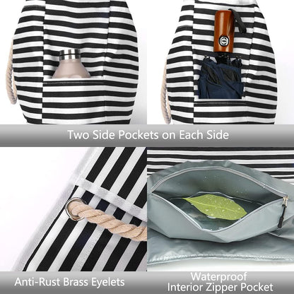 Wasserdichte Extra Große Strandtasche mit Bonus-Reiseetui – CoastCarry
