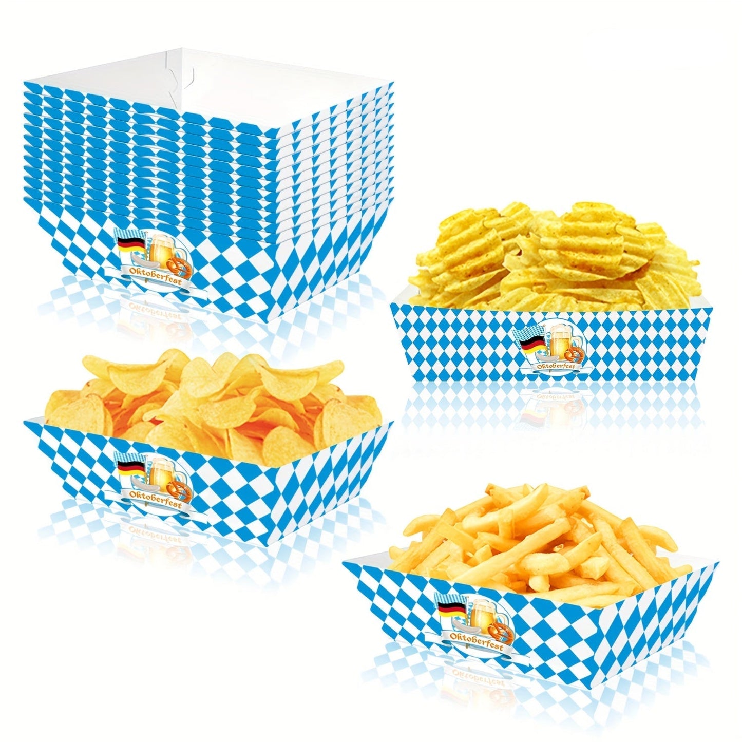 Papier Snackschalen Set (2×20 Stück) – WiesnBox Oktoberfest 2026