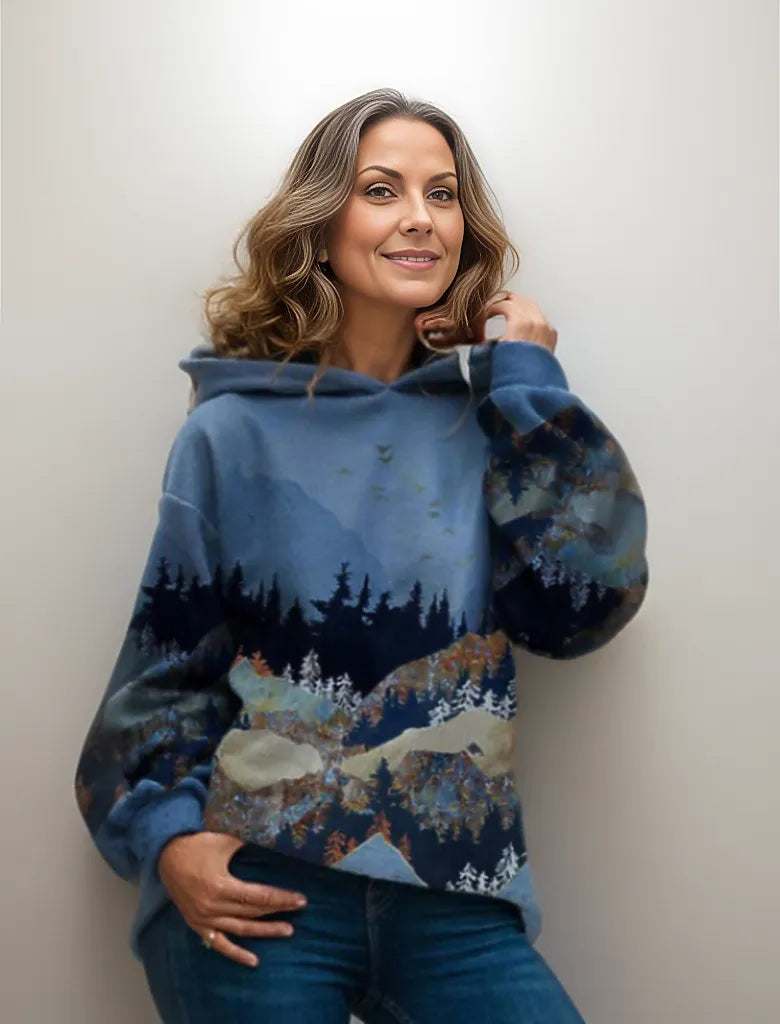 Trendiger Harajuku-Hoodie mit Urbanem Flair - Herbstzauber von Zayla
