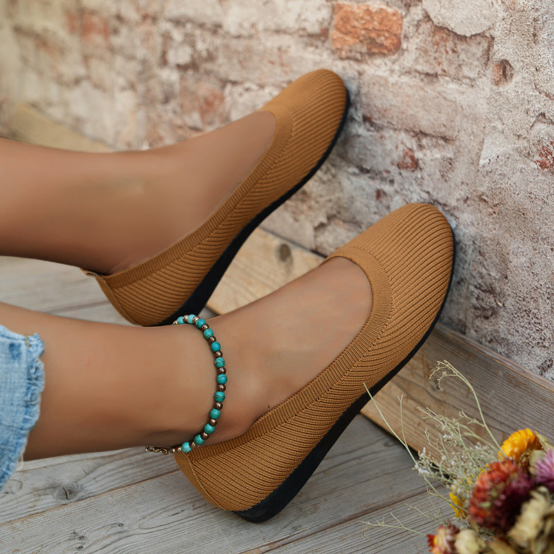 Herbstliche orthopädische Damen-Ballerinas mit Komfortsohle & klassischem Design – Mia