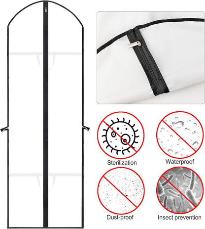 Extra-langes Kleid- & Abendkleid-Kleidersack – 180 cm Schutzhüllen mit Griffen (Kaufe 1, Erhalte 1 GRATIS)