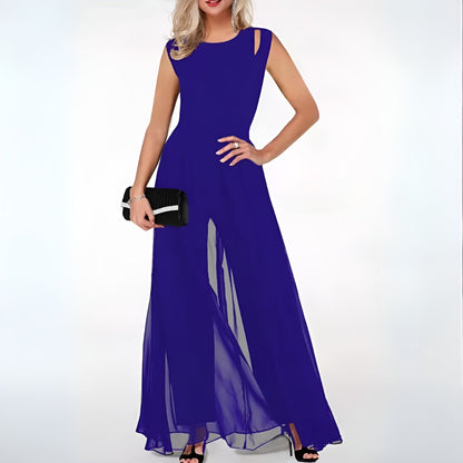 Eleganter Leinen-Jumpsuit für Damen – Sofia im herbstlichen Stil