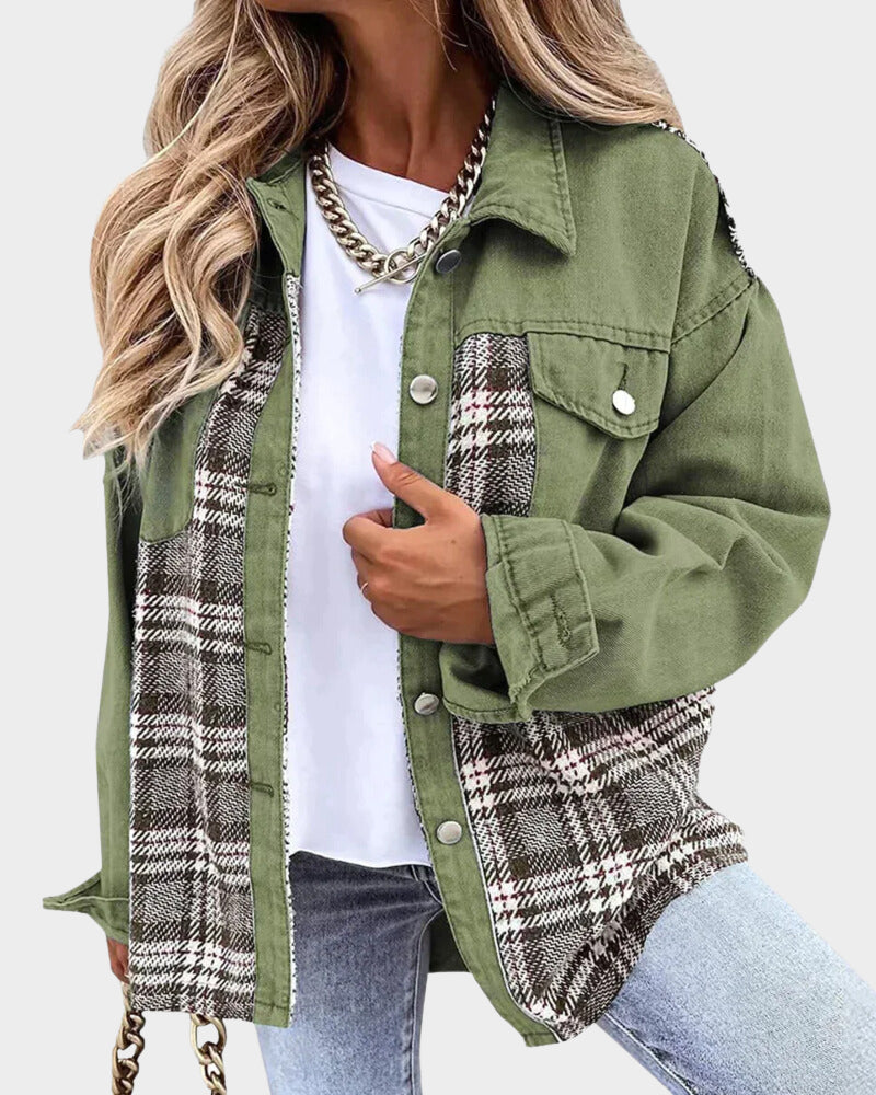 Damen Denimjacke mit herbstlichem Chic – Amélie