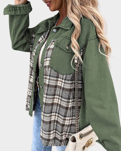 Damen Denimjacke mit herbstlichem Chic – Amélie
