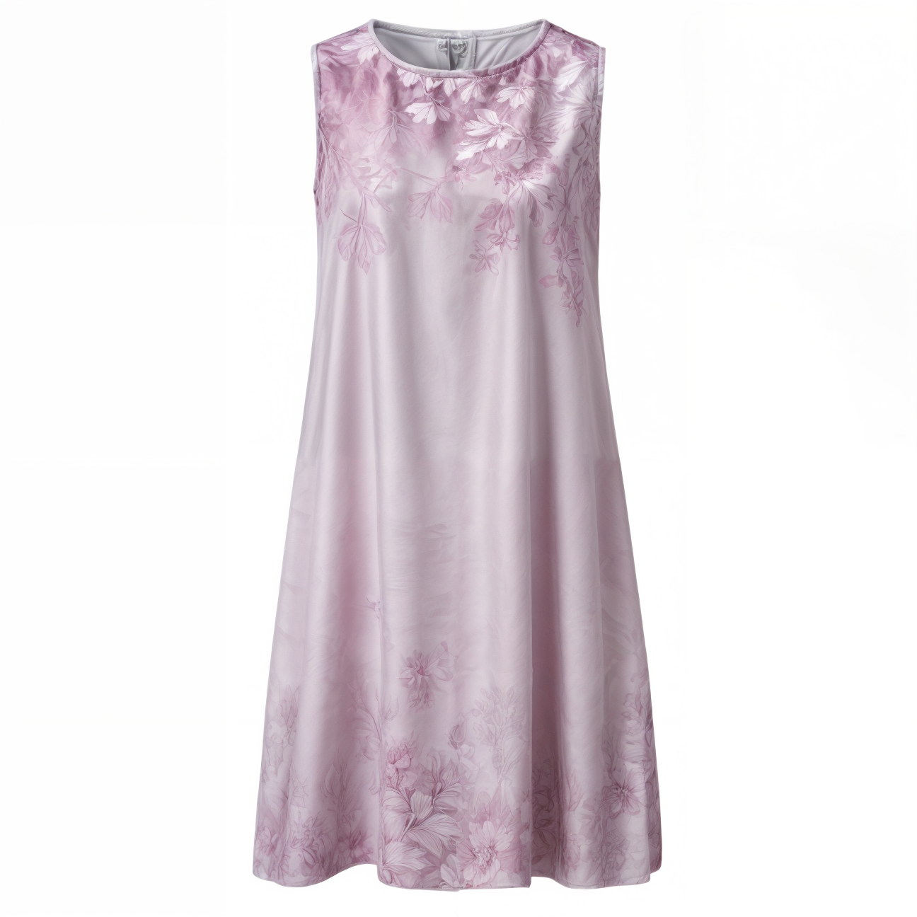 Herbstliches Stilvolles Geblümtes A-Linien Kleid mit Weste für Damen – Miray