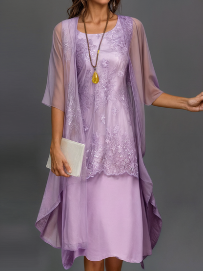 Herbstliches Kleid mit Blumenmuster – Eliana