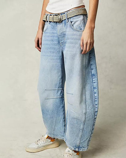 Damen-Jeans im Barrel-Schnitt – Maribel Herbstedition
