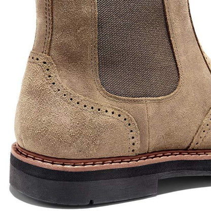 Herren Chelsea Boots klassisch aus Kunstleder mit Elastikeinsatz – Neron
