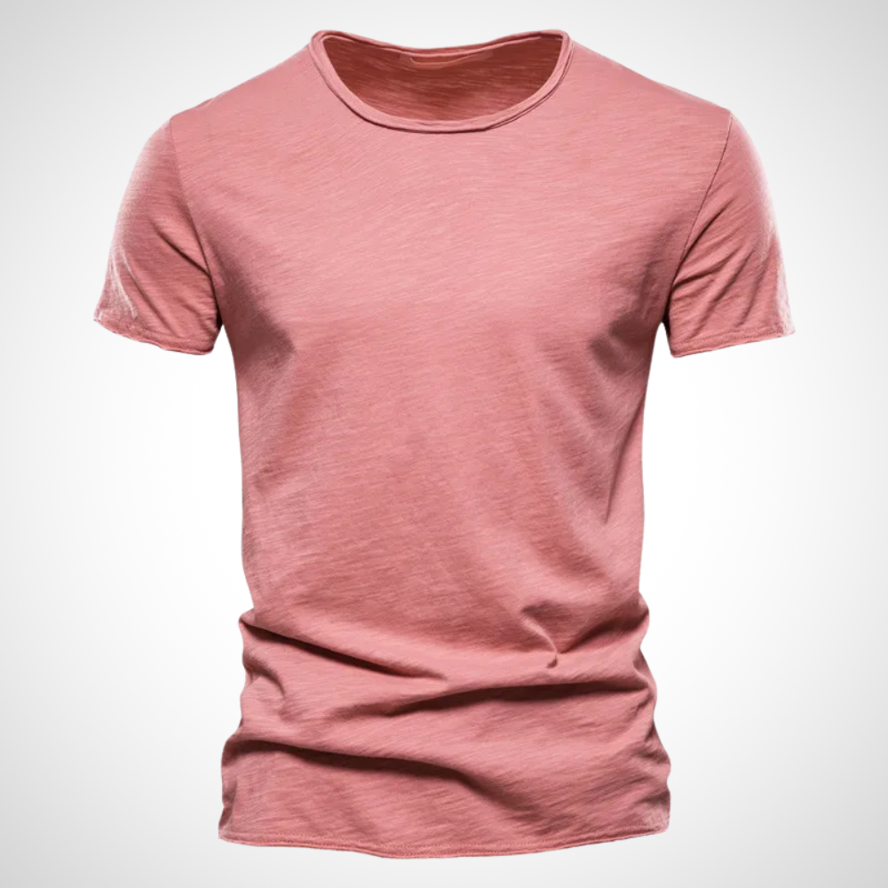 Klassisches Atmungsaktives Baumwollshirt für Herren – Marco