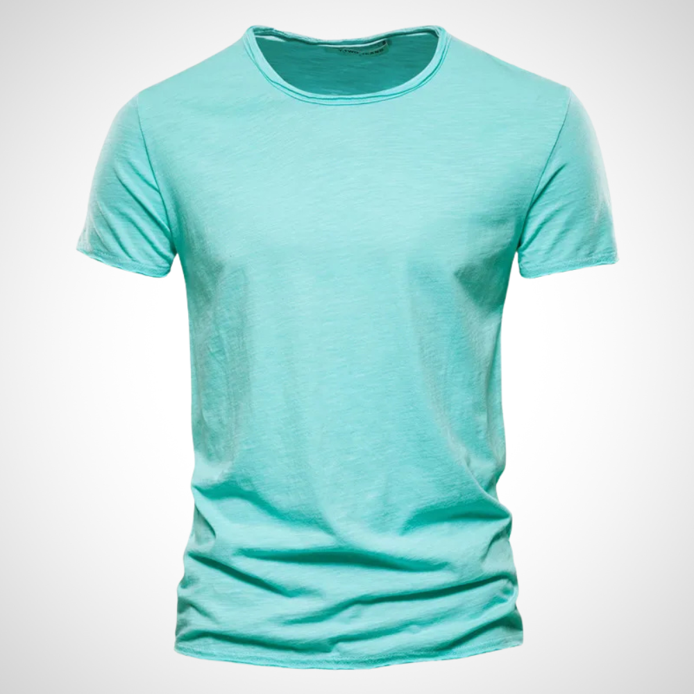 Klassisches Atmungsaktives Baumwollshirt für Herren – Marco