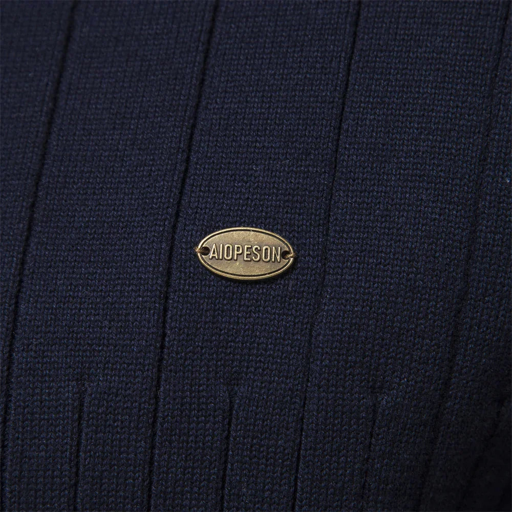 Herren Herbstpullover mit Reißverschluss – Daan