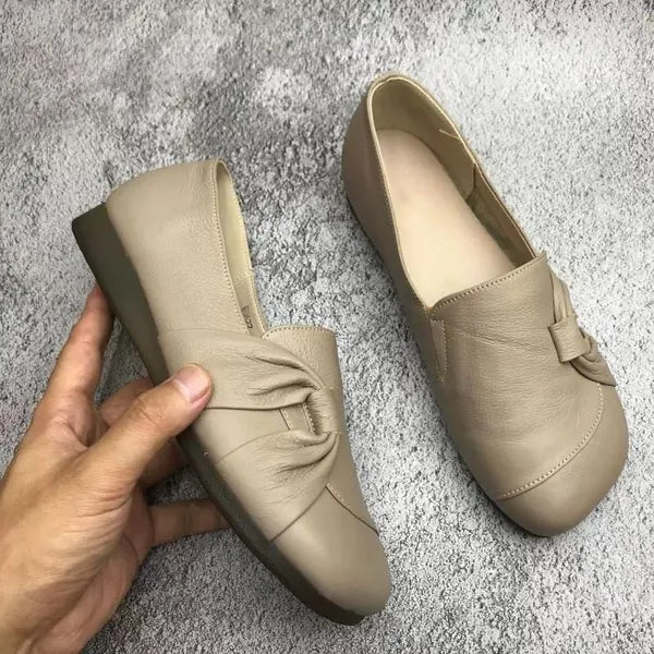 Leder-Damenschuhe mit Rutschfester Sohle – Herbstzauber Aurora