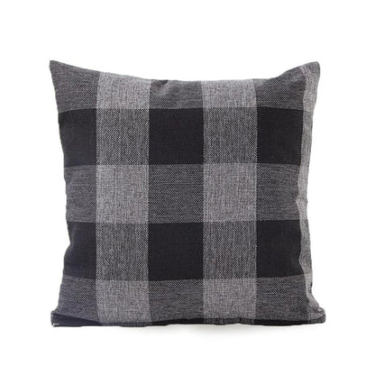Gemütliche Karierte Kissenhülle im Landhausstil – Autumn Plaid