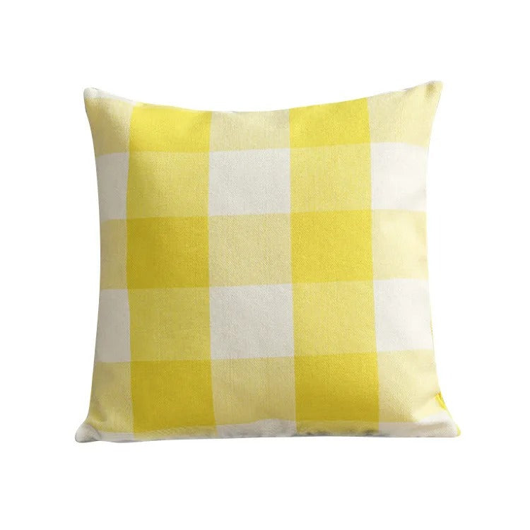 Gemütliche Karierte Kissenhülle im Landhausstil – Autumn Plaid