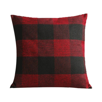 Gemütliche Karierte Kissenhülle im Landhausstil – Autumn Plaid