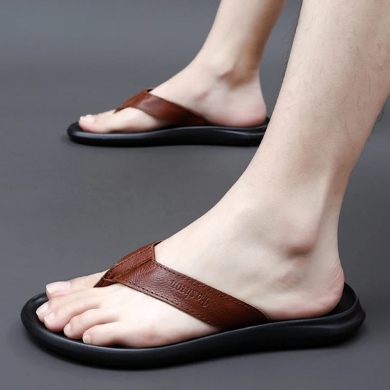Bequeme & Stilvolle Herren Outdoor-Sommerslipper – Leano