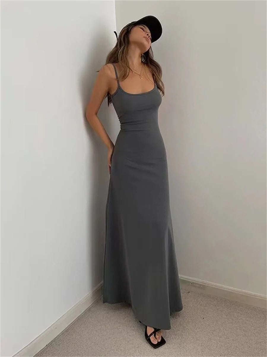 Sommerkleid mit Spaghettiträgern und Luftiger Passform – Sofie