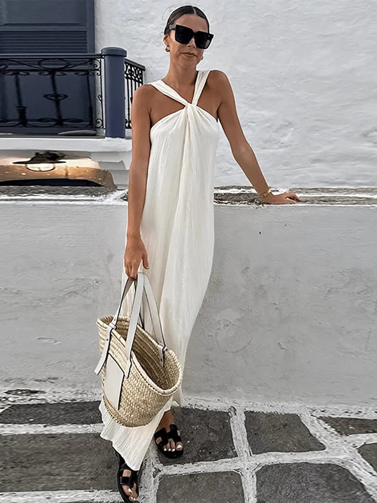 Trendiges ärmelloses Sommerkleid mit lockerem Schnitt – Mikayla