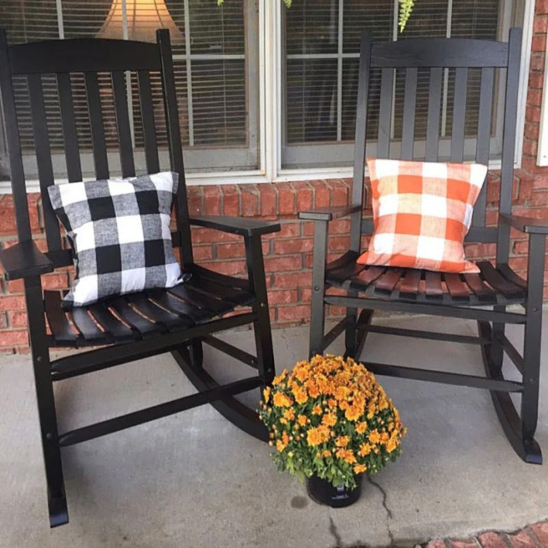 Gemütliche Karierte Kissenhülle im Landhausstil – Autumn Plaid