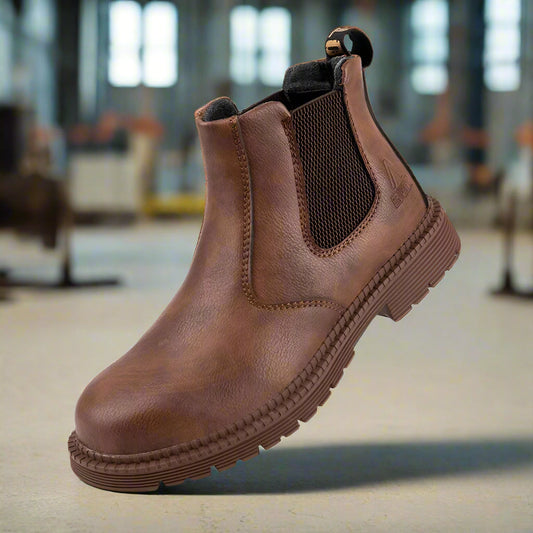 Herren Sicherheits-Arbeitsstiefel wasserdicht mit Stahlkappe – Torben