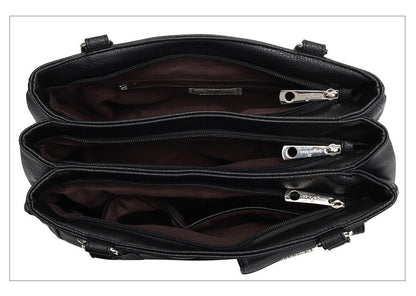 Multi-Compartment Damen Schulter- und Crossbody-Tasche – FlexiCarry