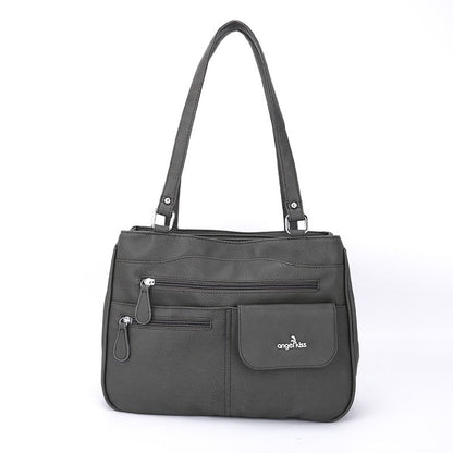 Multi-Compartment Damen Schulter- und Crossbody-Tasche – FlexiCarry