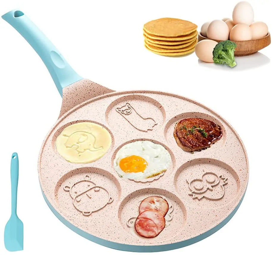 Tiermotiv-Pfanne für Kinderpfannkuchen mit Antihaftbeschichtung – 26 cm