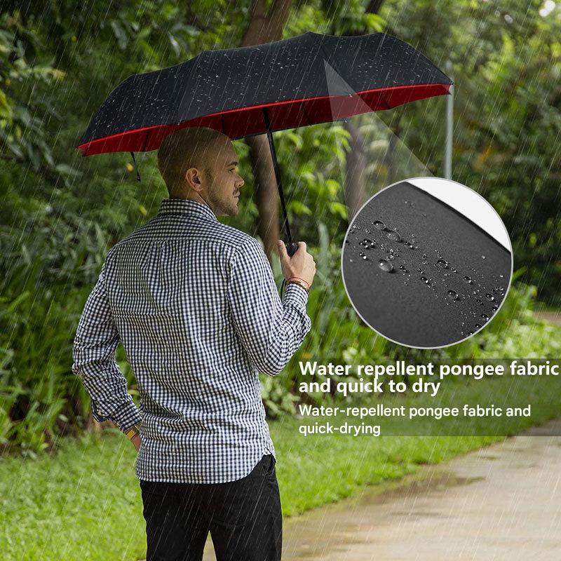 Sturmsicherer & Faltbarer Regenschirm – AeroShield