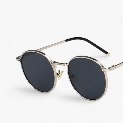 Unisex Designer Sonnenbrille mit Rundgläsern – Nova
