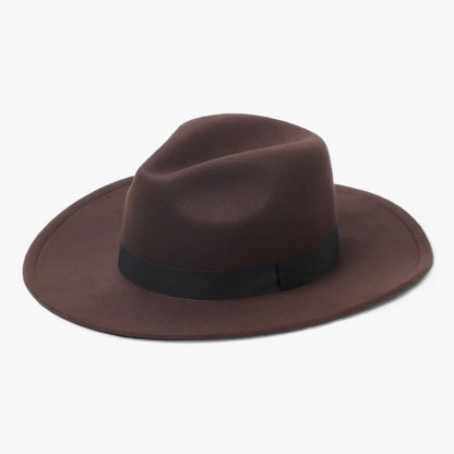 Unisex Vintage Fedora – Herbstliche Leidenschaft