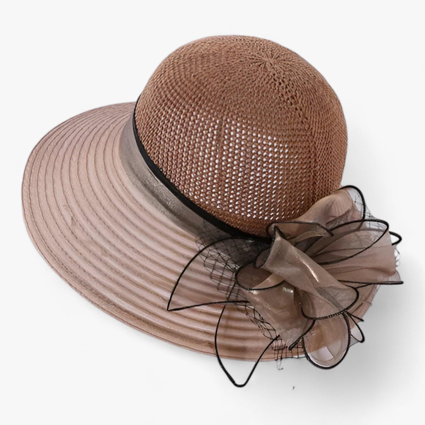 Eleganter Damen Sonnenhut mit breiter Krempe – Herbstzauber von Bellavue