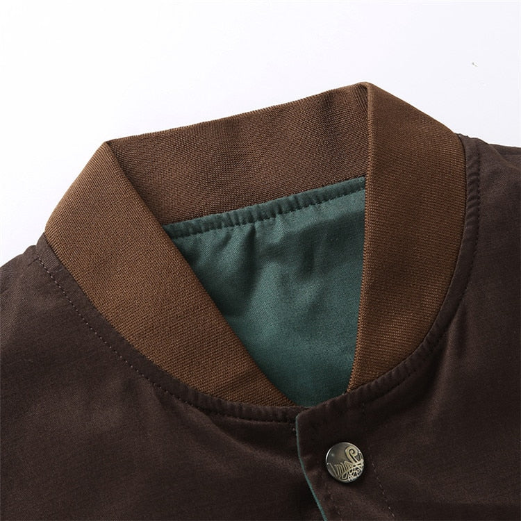 Leichte Herren Bomber Übergangsjacke im Vintage-Look – Adrian