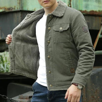 Herren Gelegte Outdoor Winterjacke – Gefüttert mit Wollinnenfutter – Danny