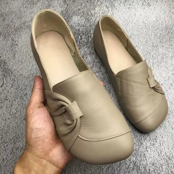 Leder-Damenschuhe mit Rutschfester Sohle – Herbstzauber Aurora