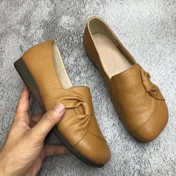 Leder-Damenschuhe mit Rutschfester Sohle – Herbstzauber Aurora