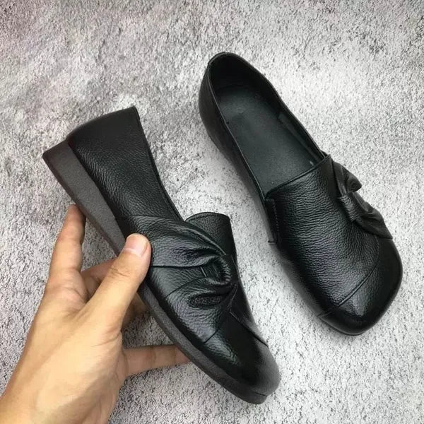 Leder-Damenschuhe mit Rutschfester Sohle – Herbstzauber Aurora