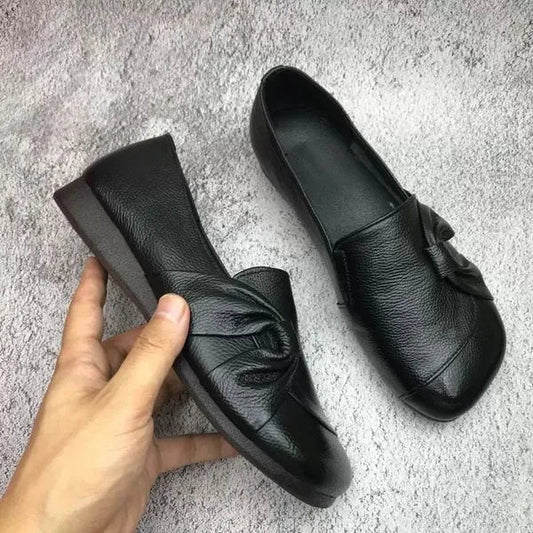 Leder-Damenschuhe mit Rutschfester Sohle – Herbstzauber Aurora