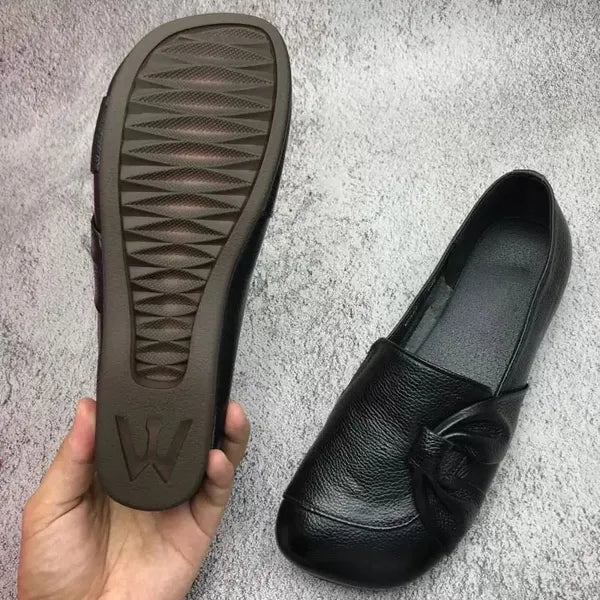 Leder-Damenschuhe mit Rutschfester Sohle – Herbstzauber Aurora
