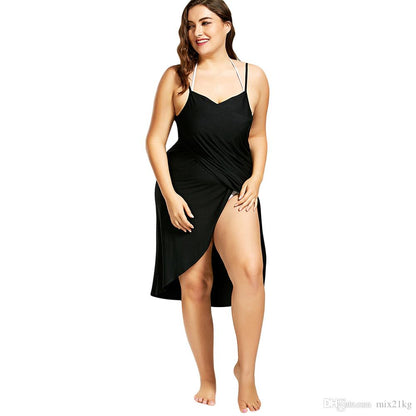 Maxi Wickelkleid für Strand und Schwimmbad – Soleil